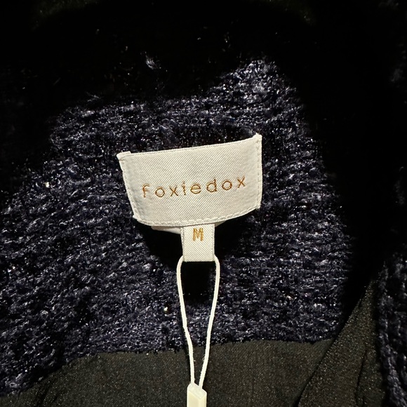 Anthropologie Foxiedox Jacket with Floral Takeo Embroidery Size Medium NWT - Picture 9 of 9